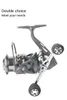 New style Luya spinning wheel DG3000M Double rocker arm shallow Wire cup Lake fishing reel 5.5:1 high-speed ratio