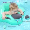 Sand Play Water Fun mambobaby Baby float z siedziskiem duże koło do pływania dla niemowląt Brak inflacji akcesoria do basenów 6-18-24 miesięcy zabawki do gry w basenie 230706