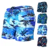 Męskie stroje kąpielowe 2023 moda męskie kąpielówki spodenki do pływania plaża Surf kostiumy kąpielowe seksowny kolorowy nadruk strój kąpielowy dla mężczyzn J230707