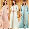 Etnische Kleding Herfst Jurk Voor Vrouwen 2023 Lange Mouwen Moslim Kleding Jurken Vrouwelijke Vestidos De Mujer Dubai Midden-oosten Mode gewaad
