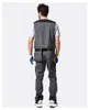 Men's Vests Spring And Summer Work Clothes Vest Stitching Multi-Pocket Zipper Outdoor Coat