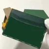 Luxury Designer Card Holder av högsta kvalitet mini plånbok äkta gy läder med boxväska mode kvinnliga män purses nyckelring kredit mynt mini cowhide material väska handväska