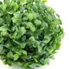 Decorative Flowers Artificial Plants Large Green Imitation Plastic Grass Boule For Home Garden Outdoor Decoration Fake Flower Ball 40cm