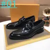 32 Modello Scarpe estive da uomo Casual Luxury Brand Mocassini da uomo in vera pelle Mocassini Designer Scarpe da barca traspiranti italiane nere Eur 38-45