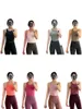 Women's Tanks Ribbed Slim Fit cotton-blend tank top Shorts Designer T Shirts Yoga Suit Knitted Fitness Sports bra Mini Femme Cropped Ladies Tees Tops