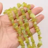 Perline pietre semipreziose naturali Ghiaia di olivina verde per gioielli che fanno collana fai da te orecchini bracciale accessori all'ingrosso