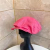 Neue Schwarze Baskenmütze Frauen Retro Persönlichkeit Mode Lässig Maler Hut Frühling und Sommer Übergroße Achteckige Kappe