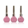 Storage Bottles 9ml Empty Glass Nail Polish Pearlescent Pink Gel Container Remover Refillable