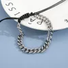 Men Chain Bracelet Stainless Steel Link Chain Bangle for Male Women Trendy Wrist On the Hand Jewelry Gifts