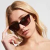 Sunglasses 2023 PR01VS High Quality Metal Frame Cat's Eye Women's Fashionable For UV Protection Outdoor