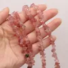 Beads Natural Strawberry Quartz Gravel Beaded Irregular Temperament 5-8mm For Jewelry Making DIY Necklace Bracelet Accessories