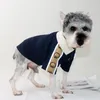 Vêtements pour chiens à manches courtes Vêtements pour chiens de style simple à la mode Vêtements pour animaux de compagnie doux et confortables Pull pour animaux de compagnie décontracté