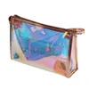 Cosmetic Bags Transparent Pretty Makeup Fashion Laser Travel Bag Toiletry Organizer Necessary Wash Make Up Box