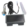 Tacómetro LED Digital portátil útil, duradero, de alta calidad, medidor de velocidad RPM + Sensor de interruptor de proximidad Hall NPN azul/rojo #291434