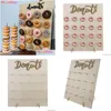 Other Festive Party Supplies Donut Wall Wedding Decorations Candy Bar Sweet Cart Table Decoration Baby Shower Y0827 Drop Delivery Dhew3