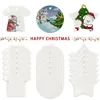 DHL Sublimation Blanks Céramique Pendentif Festive Party Supplies Décorations De Noël 3 Pouces Impression De Transfert De Chaleur Céramique Ornement 0708