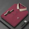 Men's TShirts High Quality SpringSummer Embroidery POLO Shirt End Business Leisure Sports Polo Short Sleeve Tshirt p230707
