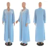 エスニック服モロッコラインストーンイブニングドレス女性のためのドバイアバヤトルコローブイスラム教徒シフォンカフタンアラビアイスラムファム Djellaba