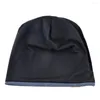 Berets Fashion Bans de mode confortable Coton Polyester tricot-tricot Unisexe Coupages de couleur unie printemps