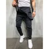 Pantaloni da uomo Moda Uomo Jeans strappati Salopette Salopette Hi Street Distressed Denim Bavaglino per uomo Bretella Taglia SXXXL 230707