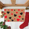 Carpets Roll Blanket Valentine's Day Floor Mats Holiday Welcome Door Polyester Brew