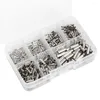 Bowls 600Pcs 0.5mm2-6mm2 22-10 AWG Non-Insulated Ferrules Electrical Cable Terminal Copper Tinned