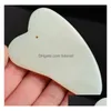 Massage Stones Rocks Natural Jade Gua Sha Skin Care Care Treatm