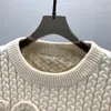 2023 Yeni Avrupa Kadın ve Erkek Tasarımcı Sweaters Retro Klasik Lüks Sweatshirt Erkekler Kol Mektup Nakış Yuvarlak Boyun Rahat Yüksek kaliteli jumper009