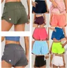 Lulus Brand Womens Yoga Outfits Shorts cintura alta exercício calças curtas fitness wear meninas correndo elástico adulto roupas esportivas respirável design026ess