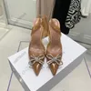 Дизайнерский с этим высокие каблуки в дизайнере лето -прозрачные сексуальные заинтересованные пальцы дамы сандалии блестящие высокие каблуки от свадебной вечеринки элегантно