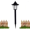 Le pieu solaire de jardin allume la lampe imperméable automatique marche/arrêt extérieure pour la cour