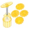 Stampi da forno Stampi Moon Cake Molder Cookie Stamps Ice Skin Tool DIY Hand Press Abs Embossing