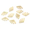 Charms 20-50pcs Brass Raw Texturizado Forma Semicírculo Meio Sol Círculo Pingente Para Brincos DIY Descobertas De Jóias Fazendo Acessórios