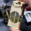 ZORRO Original Windproof Metal Kerosene Lighter Transparent Fuel Tank Creative Retro Flint Oil Smoking Accessories Gift SIMG