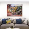 Abstrait Toile Art Printemps Labour Edvard Munch Peinture Artwork Artwork Home Decor pour Chambre