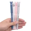 Gel Pens 40 Pcs Panda Pink Mouse 0.35mm Erasable Black Ink Gel Pen School Office Supply Gift Stationery Cartoon erasable pen 230707