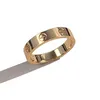 18K 36mm Love Ring V Gold Material kommer aldrig att blekna smal ring utan diamanter lyxmärke officiella reproduktioner med Counter 2192289