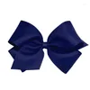 Accesorios para el cabello 12pcs / pack Baby Girls' King Grosgrain Bow Girl Big Bows