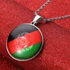 Pendentif Colliers Afghanistan Carte Tendance Drapeau Afghan Chaîne Bijoux