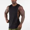 Męskie podkoszulki marki zwykły podkoszulek męskie siłownie Stringer koszulka bez rękawów otwarte boki puste odzież fitness bawełniana odzież sportowa kamizelka mięśniowa 230707