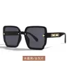 Fashion Lou top cool sunglasses New Women's advanced sense INS net red polarized sun protection large frame round face thin glasses men's with original box