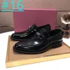 22 modèle de luxe en cuir véritable hommes chaussures décontractées robe formelle chaussures appartements mocassins homme mariage chaussures de créateur de haute qualité