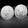 Arts and Crafts Tiger Commemorative coin three-dimensional relief gold and silver commemorative medal