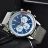 Top Time Mens Watch Quartz Movement All Dial Works Watch Retro кожаные ремешки дизайнерские ремни.