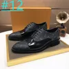 Zapatos De vestir De lujo para Hombre De 32 estilos, Zapatos De cuero con cordones De tacón bajo, diseño De correa De hebilla, Zapatos Brogue informales De moda, Zapatos De Hombre