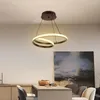 Hanglampen LED-kroonluchters Energiebesparend Hangend Hol Ogen beschermen Anticorrosief Eenvoudige installatie Metaal Voor woonkamer