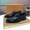 32 Modello Scarpe estive da uomo Casual Luxury Brand Mocassini da uomo in vera pelle Mocassini Designer Scarpe da barca traspiranti italiane nere Eur 38-45