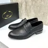 5A CAJA Original Solo Monje Estilo Boda Negro Diseñador Vestido Novio Zapatos Hechos A Mano Cuero Genuino Moda Zapatos Sólidos para Hombres