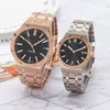 Новые роскошные часы мужские автоматические часы для женской кварцевой батареи Quartz Battery Watch Precision прочная пара часов