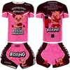 Herrshorts Tiger Muay Thai Fightingskjortor Sport Herr och Dam Kortärmade MMA Shorts Fitness Gymset Träningsboxningsbyxor Anpassad 230707